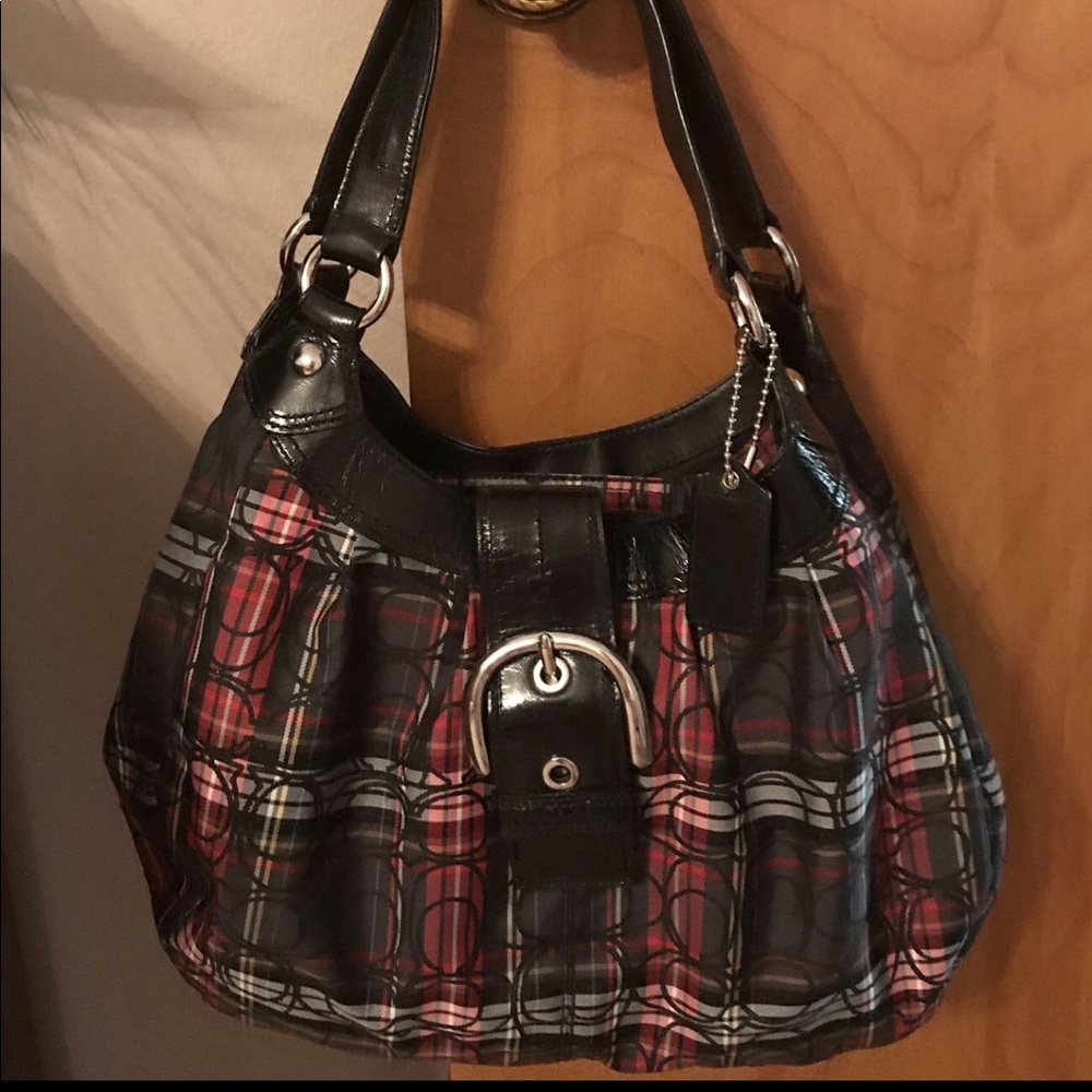 Coach Tartan Poppy Handbag